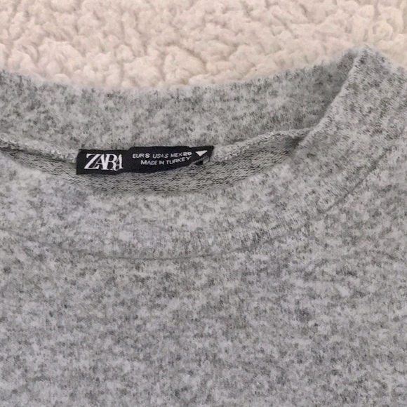 Zara Pearl Detail Puff Sleeve Sweater S - Picture 4 of 7